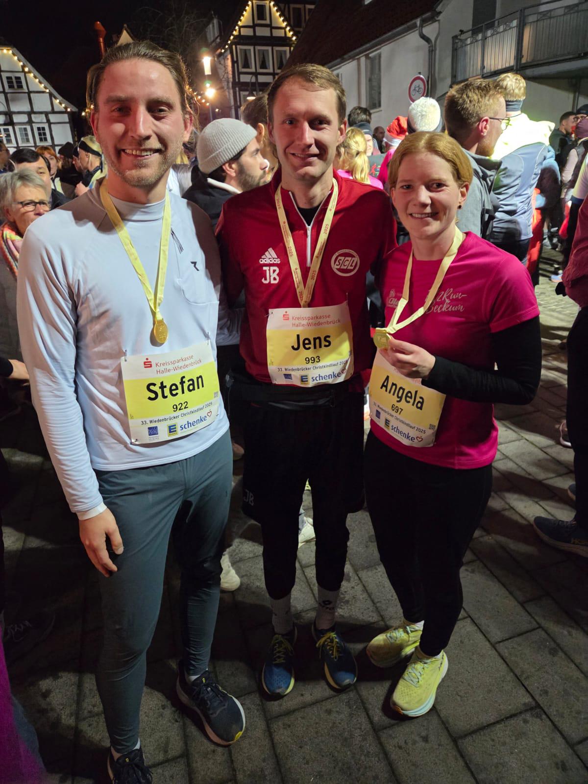 Angie Suermann in Wiedenbrück Angela Suermann mit Lauffreunden in Wiedenbrück, Bild: Angela Suermann