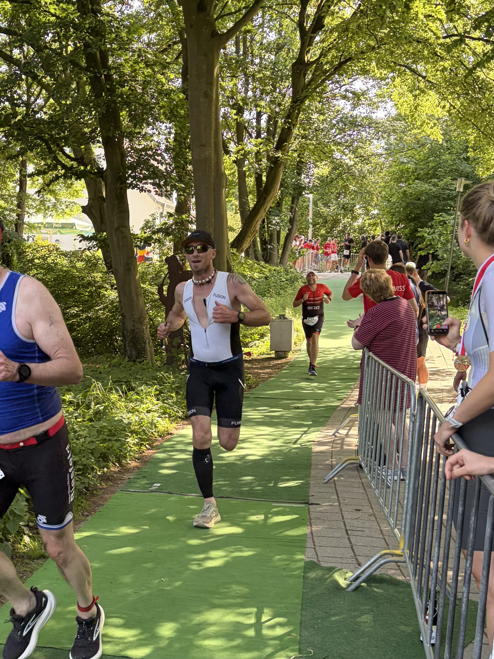 IMG_2723 Stefan auf der Laufstrecke;<br />
Bild: Nicole Franzke