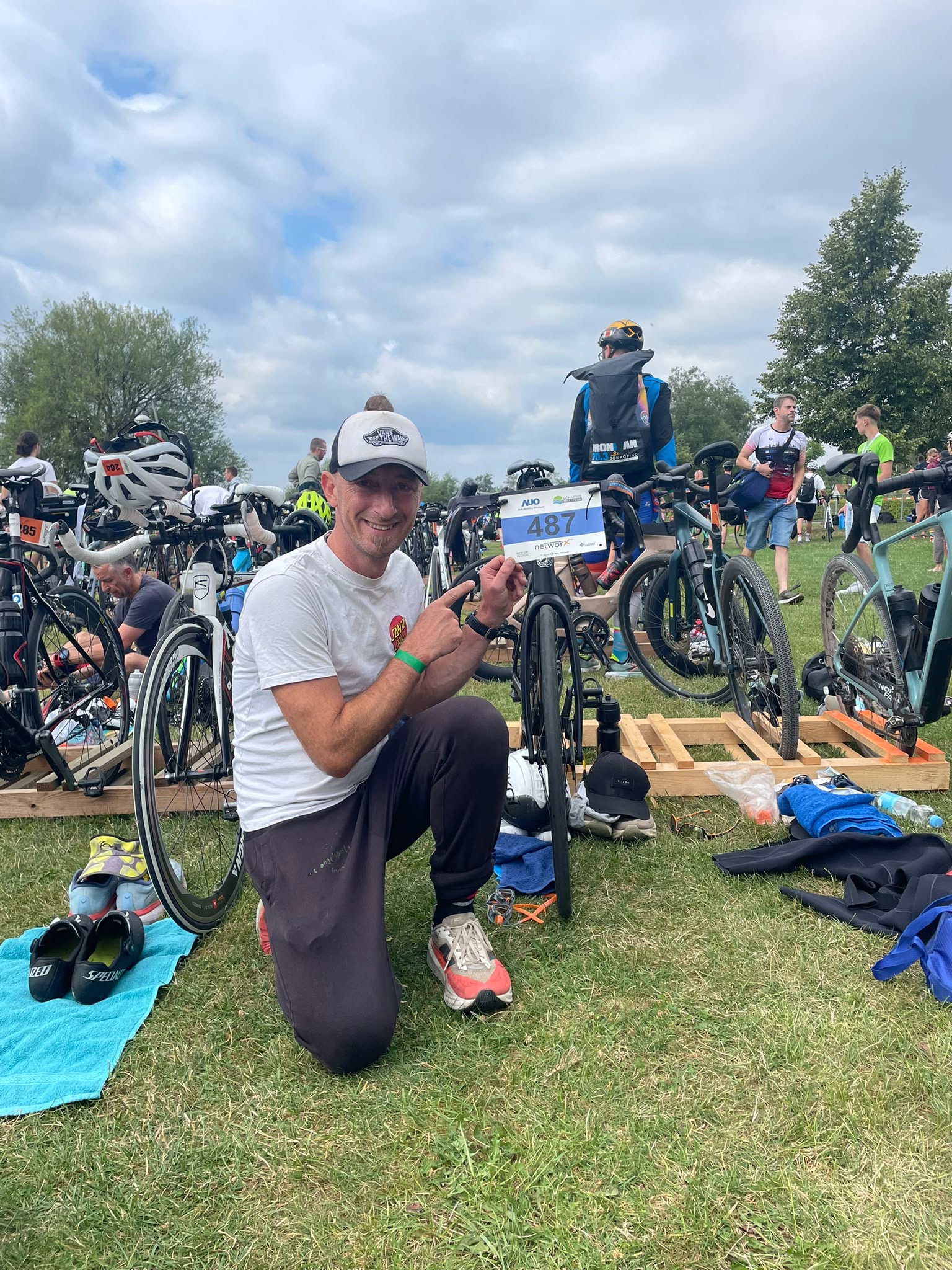 23d5746c-6452-4777-870b-faf45994cd5d Stefan Kischel in der Wechselzone;<br />
Bild: Stefan Kischel